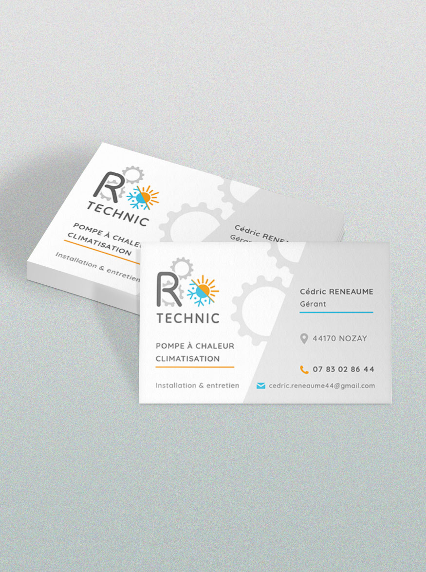 Alexandra Bourgouin - Mes projets - R-Technic - carte de visite