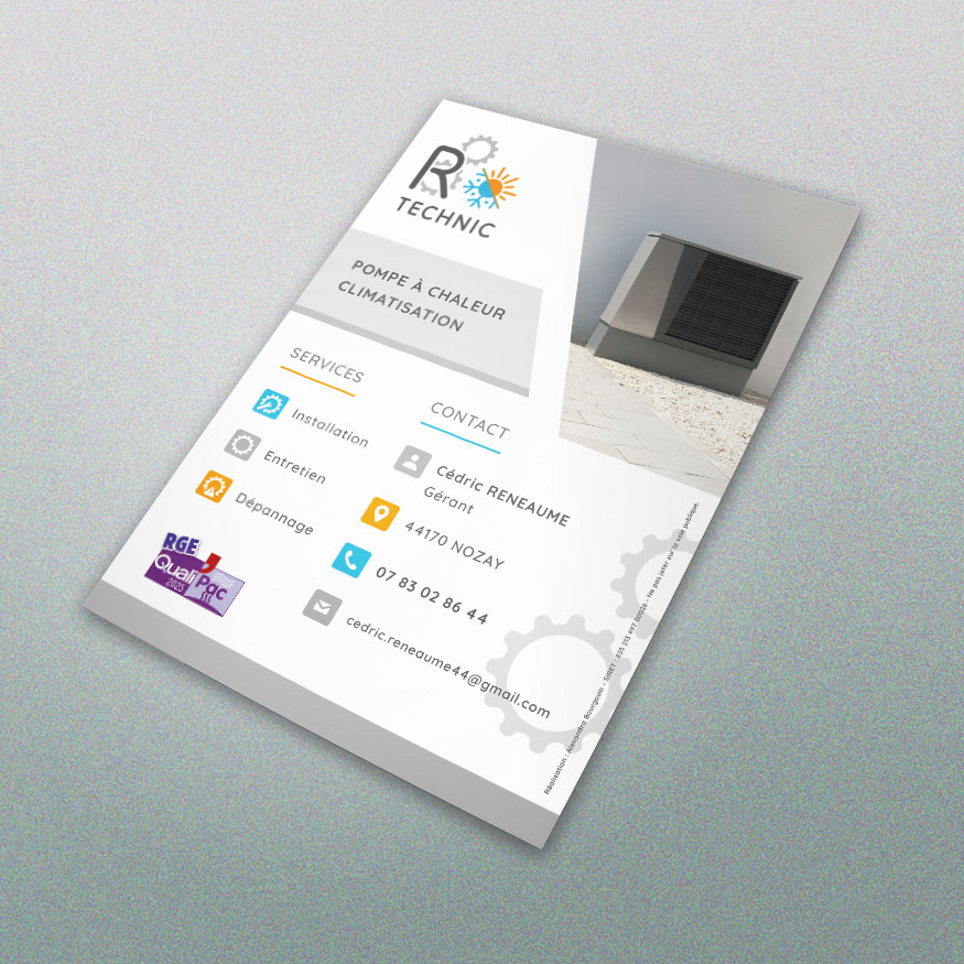 Alexandra Bourgouin - Mes projets - R-Technic - flyer