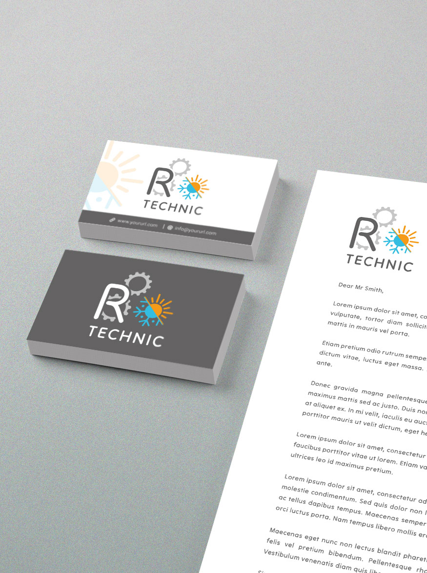 Alexandra Bourgouin - Mes projets - R-Technic - identité visuelle