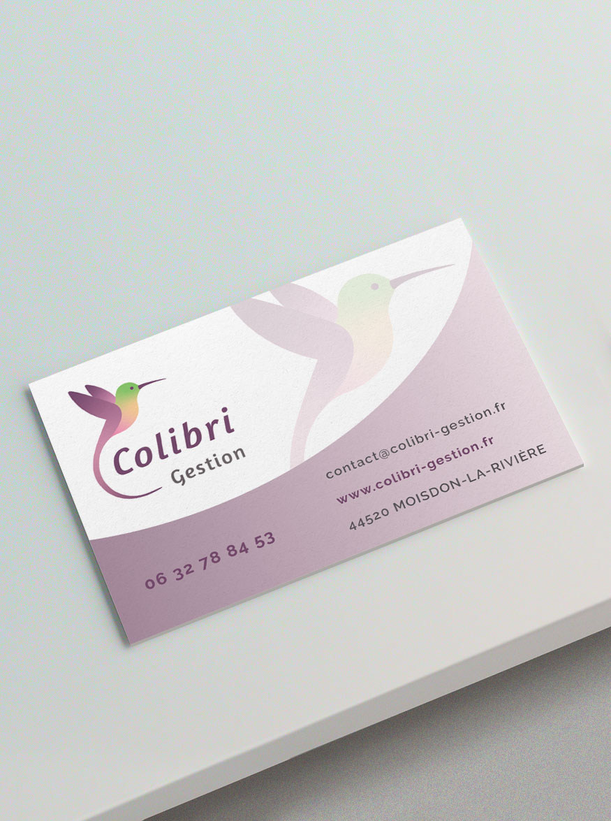 Colibri Gestion - carte de visite