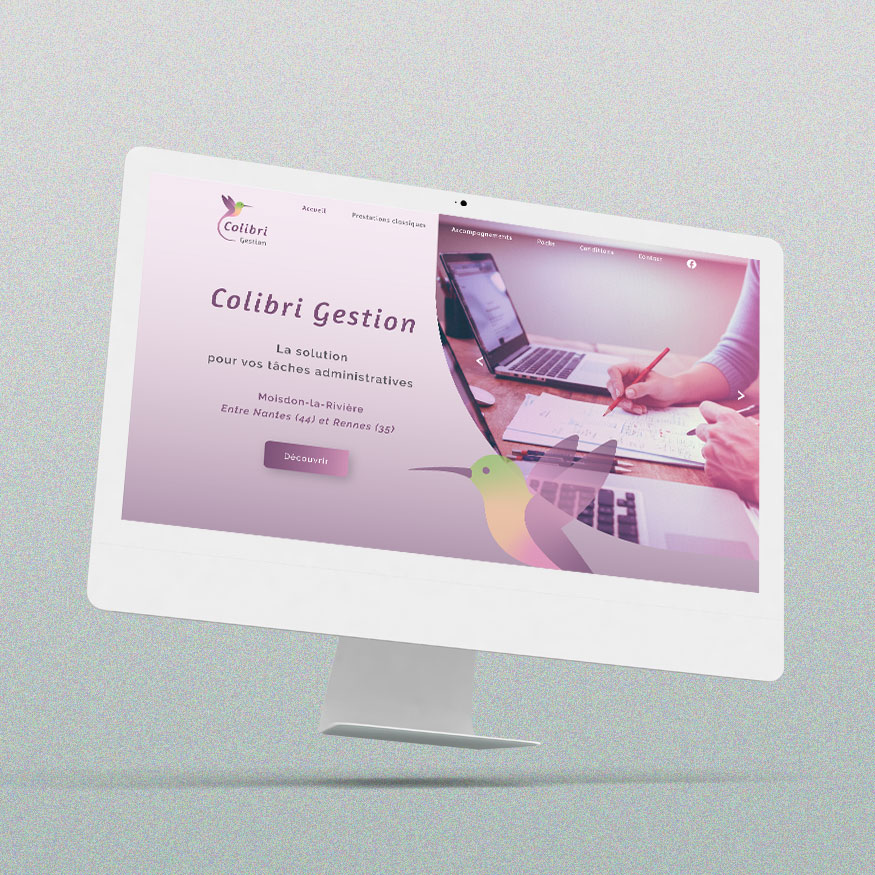 Colibri Gestion - site web - accueil - bureau