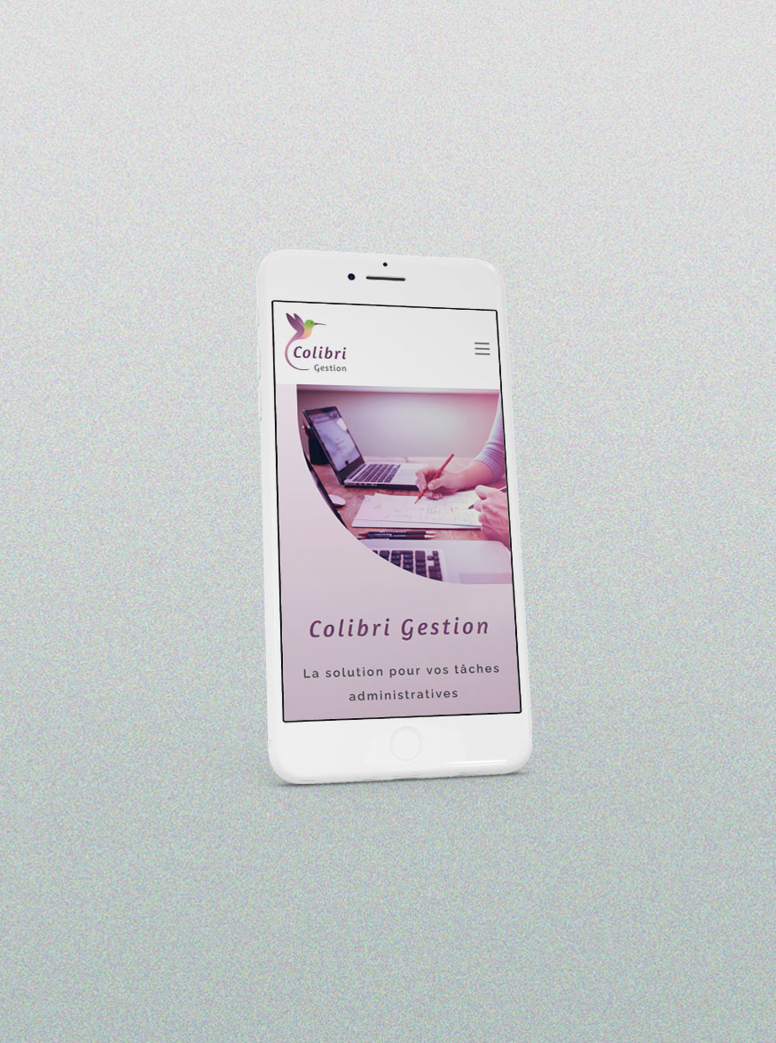 Colibri Gestion - site web - mobile