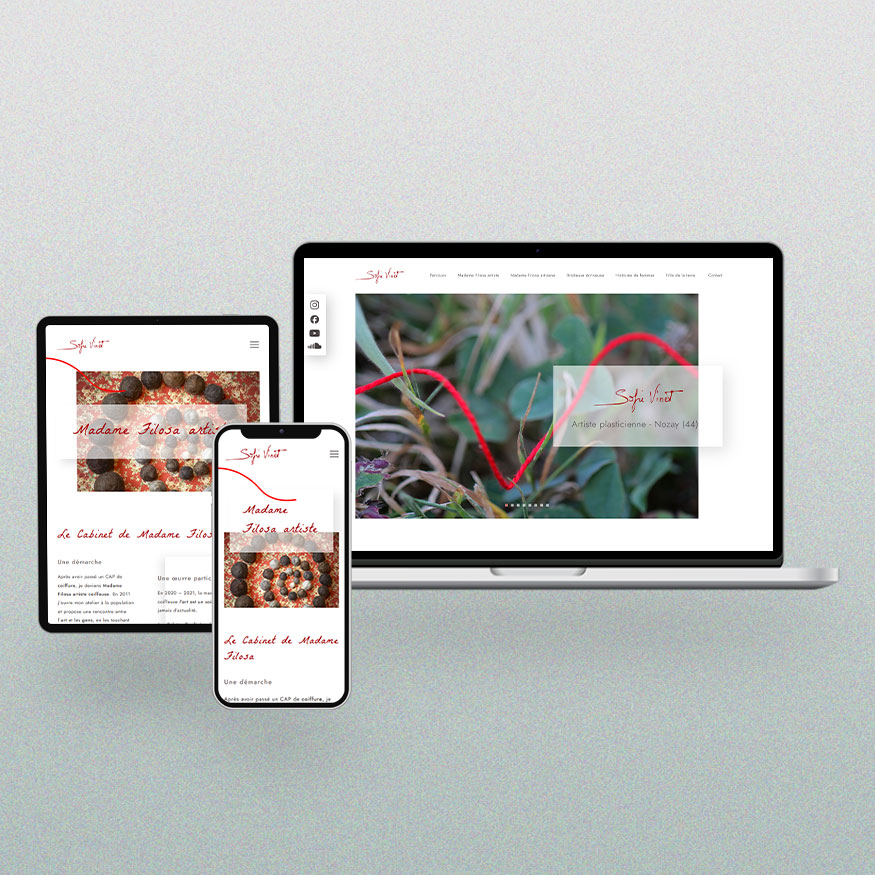 Sofie Vinet - site web